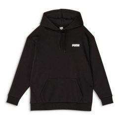 Bluza damska Puma ESS SMALL LOGO RELAXED FL 68832001. Czarne bluzy damskie Puma, m, bez wzorów, z bawełny, z kapturem. Za 146.17 zł.
