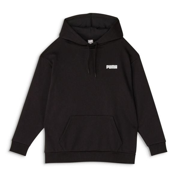 Bluza damska Puma ESS SMALL LOGO RELAXED FL 68832001. Czarne bluzy damskie Puma, m, bez wzorów, z bawełny, z kapturem. Za 146.17 zł.
