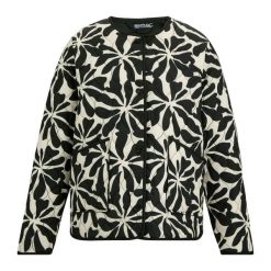 Kurtka Damska Mira Abstract Floral Padded Jacket. Brązowe kurtki damskie Regatta, bez wzorów, z puchu, bez kaptura. Za 235.99 zł.