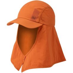 Czapka z daszkiem BUFF DESERT CAP SOLID. Niebieskie czapki z daszkiem damskie Buff, bez wzorów. Za 185.54 zł.