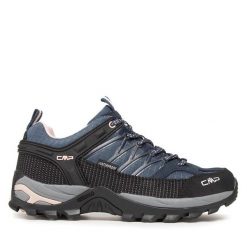Trekkingi CMP. Niebieskie obuwie trekkingowe damskie CMP, bez zapięcia. Za 299.99 zł.