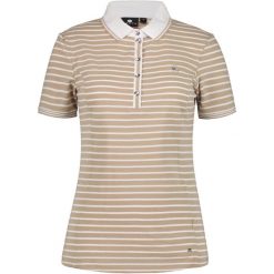 Koszulka Polo Damska Luhta Isovuori. Brązowe bluzki damskie Luhta, bez wzorów, eleganckie, bez kołnierzyka, bez ramiączek. Za 279.00 zł.