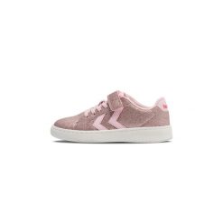 Buty Hummel Derby Court XM. Niebieskie obuwie sportowe damskie Hummel, bez zapięcia, na jogę i pilates. Za 237.00 zł.