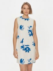 Calvin Klein Sukienka letnia K20K207038 Biały Regular Fit. Białe sukienki damskie Calvin Klein, bez wzorów, z wiskozy, bez ramiączek. Za 459.99 zł.