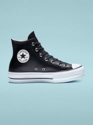 Converse Skórzane sneakersy w kolorze czarnym rozmiar: 36,5. Czarne obuwie sportowe damskie Converse, za kostkę, bez zapięcia. Za 346.99 zł.
