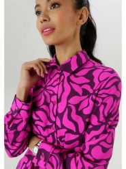 Aniston Bluzka w kolorze różowo-fioletowym rozmiar: 44. Różowe bluzki damskie Aniston, bez wzorów, z wiskozy, bez kołnierzyka, bez ramiączek. Za 82.83 zł.