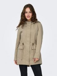 ONLY Parka w kolorze khaki rozmiar: XL. Brązowe parki damskie Only, xl, bez kaptura. Za 140.53 zł.