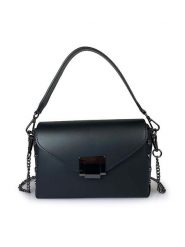 ORE10 Skórzana torebka "TR" w kolorze czarnym - 24 x 14 x 7 cm rozmiar: onesize. Czarne torebki klasyczne damskie ORE10, z materiału, przez ramię, bez dodatków. Za 295.99 zł.