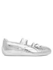 Puma Baleriny Speedcat Ballet Lustre Wns 408264 01 Srebrny. Szare balerinki damskie Puma, bez wzorów, ze skóry. Za 399.99 zł.