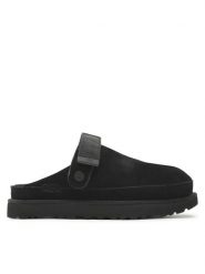 Ugg Klapki W Goldenstar Clog 1138252 Czarny. Czarne klapki damskie Ugg, bez wzorów, ze skóry, bez obcasa, bez zapięcia. Za 589.99 zł.