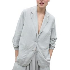 Kurtka ECOALF SOLAROALF JACKET WOMAN Szary. Szare kurtki damskie Ecoalf, bez wzorów, z tkaniny, bez kaptura. Za 674.99 zł.