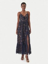 MICHAEL Michael Kors Sukienka letnia MS683HQKQ9 Granatowy Regular Fit. Niebieskie sukienki damskie MICHAEL Michael Kors, bez wzorów, z syntetyku, bez ramiączek. Za 1,389.00 zł.