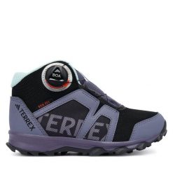 Trekkingi adidas. Fioletowe obuwie trekkingowe damskie Adidas, bez zapięcia. Za 409.99 zł.