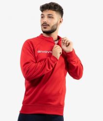 Bluza z zamkiem 1/2 Givova 500. Czerwone bluzy damskie Givova, xl, bez wzorów, z materiału, bez kaptura. Za 87.47 zł.