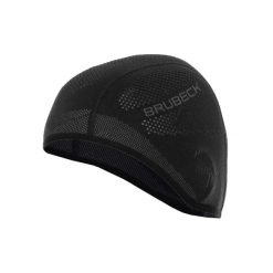 Czapka treningowa pod kask unisex Brubeck. Czarne czapki damskie Brubeck, bez wzorów, z elastanu. Za 42.49 zł.