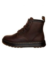Dr. Martens Skórzane botki "Brookline Chukka" w kolorze brązowym rozmiar: 40. Brązowe botki damskie Dr Martens, bez obcasa, bez zapięcia. Za 532.06 zł.