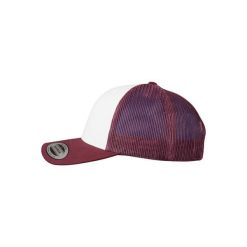 Kolorowa czapka z przodu Flexfit Retro. Białe czapki z daszkiem damskie FLEXFIT, bez wzorów. Za 104.50 zł.