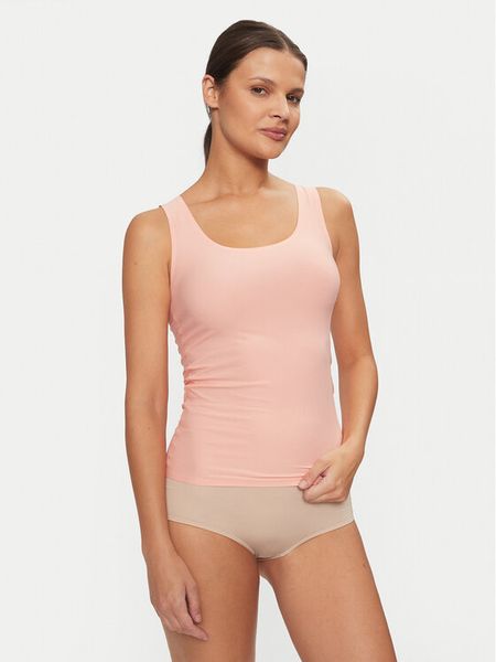 Chantelle Top Soft Stretch C26460 Pomarańczowy Regular Fit. Brązowe koszule nocne i halki Chantelle, bez wzorów, z syntetyku, bez ramiączek. Za 119.99 zł.