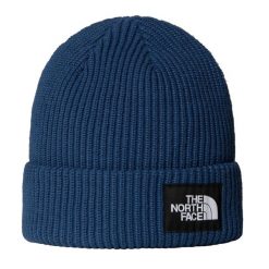 Czapka zimowa The North Face SALTY LINED BEANIE. Niebieskie czapki damskie The North Face, na zimę, bez wzorów. W wyprzedaży za 129.00 zł.