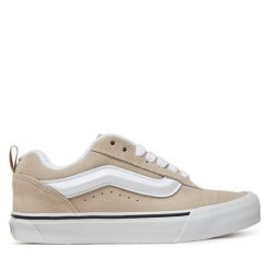 Tenisówki Vans. Brązowe trampki damskie Vans, bez wzorów, bez zapięcia. Za 249.99 zł.