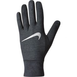 Rękawiczki do biegania damskie Nike Dri-Fit Fleece. Czarne rękawiczki damskie Nike, bez wzorów. Za 194.00 zł.