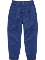 Pepe Jeans Spodnie "Mamba" w kolorze granatowym rozmiar: W24/L30. Niebieskie spodnie materiałowe damskie Pepe Jeans, bez wzorów, z bawełny. Za 96.60 zł.