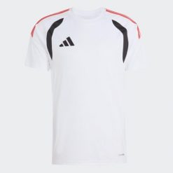 Koszulka piłkarska ADIDAS Tiro 26 treningowa. Bluzki damskie Adidas, s, bez wzorów, sportowe, bez kołnierzyka, bez ramiączek. Za 119.99 zł.
