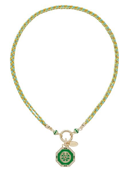 U.S. Polo Assn. Naszyjnik z kryształami - dł. 38 cm rozmiar: onesize. Zielone naszyjniki damskie U.S. Polo Assn., z kryształem, metalowe. Za 161.34 zł.