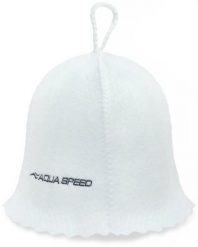 Czapka do sauny filcowa Aqua Speed. Białe czapki damskie Aqua-Speed, bez wzorów. Za 49.90 zł.
