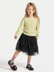 Coccodrillo Sweter ZC4172101CGK Zielony Regular Fit. Zielone swetry dziewczęce COCCODRILLO, bez wzorów, z syntetyku, bez kołnierzyka, bez ramiączek. Za 59.99 zł.