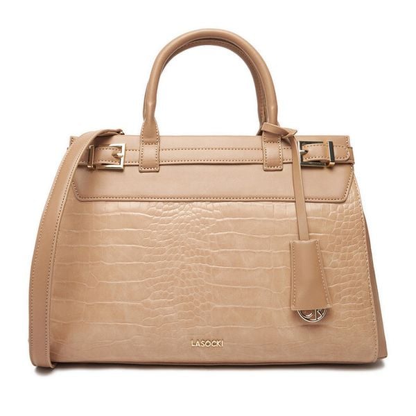 Torebka Lasocki. Brązowe torebki klasyczne damskie Lasocki, bez dodatków. Za 199.99 zł.