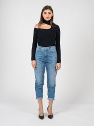 Pinko Spodnie "Maurice" | 1V10U1 A094 | Kobieta | Niebieski. Niebieskie spodnie materiałowe damskie Pinko, bez wzorów, z bawełny. W wyprzedaży za 299.00 zł.