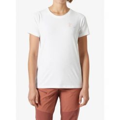 Koszulka szybkoschnąca damska Helly Hansen Skog Recycled Graphic Tee. Białe koszulki sportowe damskie Helly Hansen, bez wzorów, bez ramiączek. Za 156.99 zł.