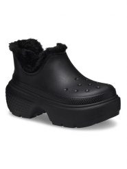 Crocs Botki w kolorze czarnym rozmiar: 36/37. Czarne botki damskie Crocs, z materiału, bez obcasa, bez zapięcia. Za 174.95 zł.