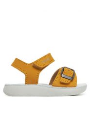 Geox Sandały B Sandal Lightfloppy B555SA 00032 C2021 Brązowy. Brązowe sandały chłopięce Geox, z nubiku, bez zapięcia. Za 119.99 zł.