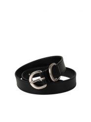 Calvin Klein Jeans Pasek | K60K610361 BDS | Kobieta | Czarny. Czarne paski damskie Calvin Klein, bez wzorów, z jeansu. W wyprzedaży za 179.00 zł.