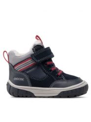 Geox Śniegowce B Omar B.Wpf A B262DA 022ME C0735 M Granatowy. Niebieskie buty zimowe chłopięce Geox, ze skóry, bez zapięcia. Za 299.99 zł.