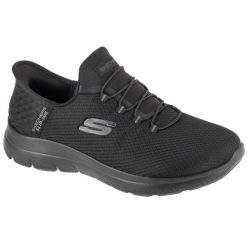 Buty sportowe Sneakersy damskie, Slip-Ins: Summits - Diamond Dream. Czarne obuwie sportowe casual damskie Skechers, trekkingowe. Za 379.99 zł.