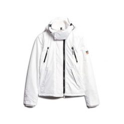 Damska kurtka wodoodporna Superdry Mountain. Białe kurtki damskie Superdry, m, bez wzorów, z bawełny, bez kaptura. Za 510.40 zł.