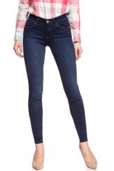 WRANGLER SUPER SKINNY TRUE BEAUTY W29JBV94Z. Rurki damskie Wrangler, bez wzorów, z jeansu. W wyprzedaży za 89.99 zł.