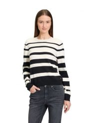 BETTY & CO Sweter w kolorze kremowo-czarnym rozmiar: 34. Brązowe swetry klasyczne damskie Betty & Co, bez kołnierzyka. Za 154.95 zł.