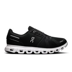 ON Cloud 6 W Black | White Sneakersy damskie. Czarne obuwie sportowe damskie On, bez zapięcia. Za 599.99 zł.