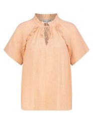 Eight2Nine Bluzka w kolorze brzoskwiniowym rozmiar: XL. Pomarańczowe bluzki damskie Eight2Nine, xl, bez wzorów, bez kołnierzyka, bez ramiączek. Za 82.99 zł.