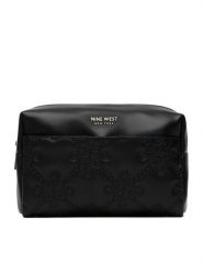 Nine West Kosmetyczka CEO-NW-W1-030-AW26 Czarny. Czarne kosmetyczki damskie Nine West, bez wzorów, ze skóry. Za 79.99 zł.
