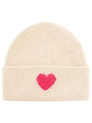 Zwillingsherz Czapka "Heart" w kolorze beżowym rozmiar: onesize. Brązowe czapki damskie Zwillingsherz, bez wzorów, z materiału. Za 149.95 zł.