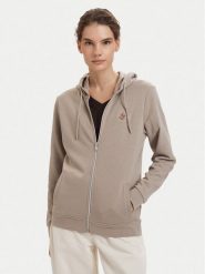 Beverly Hills Polo Club Bluza P-SS26W-F546540 Beżowy Regular Fit. Brązowe bluzy damskie Beverly Hills Polo Club, m, bez wzorów, z bawełny, bez kaptura. Za 279.99 zł.
