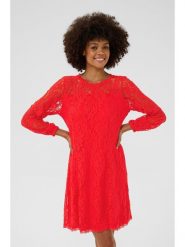 Cream Sukienka w kolorze czerwonym rozmiar: L. Czerwone sukienki damskie Cream, bez wzorów, z koronki, bez ramiączek. Za 152.99 zł.