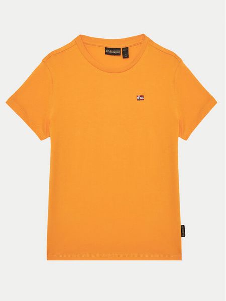 Napapijri T-Shirt Salis SS 2 NP0A4GEHA701 S Pomarańczowy Regular Fit. Brązowe t-shirty i koszulki chłopięce Napapijri, bez wzorów, z bawełny, bez kołnierzyka, bez ramiączek. Za 49.99 zł.