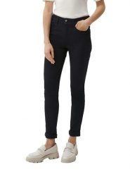S.Oliver Dżinsy - Skinny fit - w kolorze granatowym rozmiar: 40. Niebieskie jeansy damskie S.Oliver, z podwyższonym stanem. Za 179.64 zł.