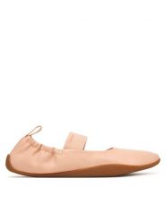 Calvin Klein Baleriny Ballet Sneaker Mj Lth HW0HW03308 Kremowy. Białe balerinki damskie Calvin Klein, bez wzorów, ze skóry. Za 409.99 zł.